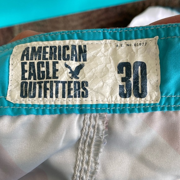American Eagle board shorts waist 30” good condition smoke-free home. - Picture 3 of 3